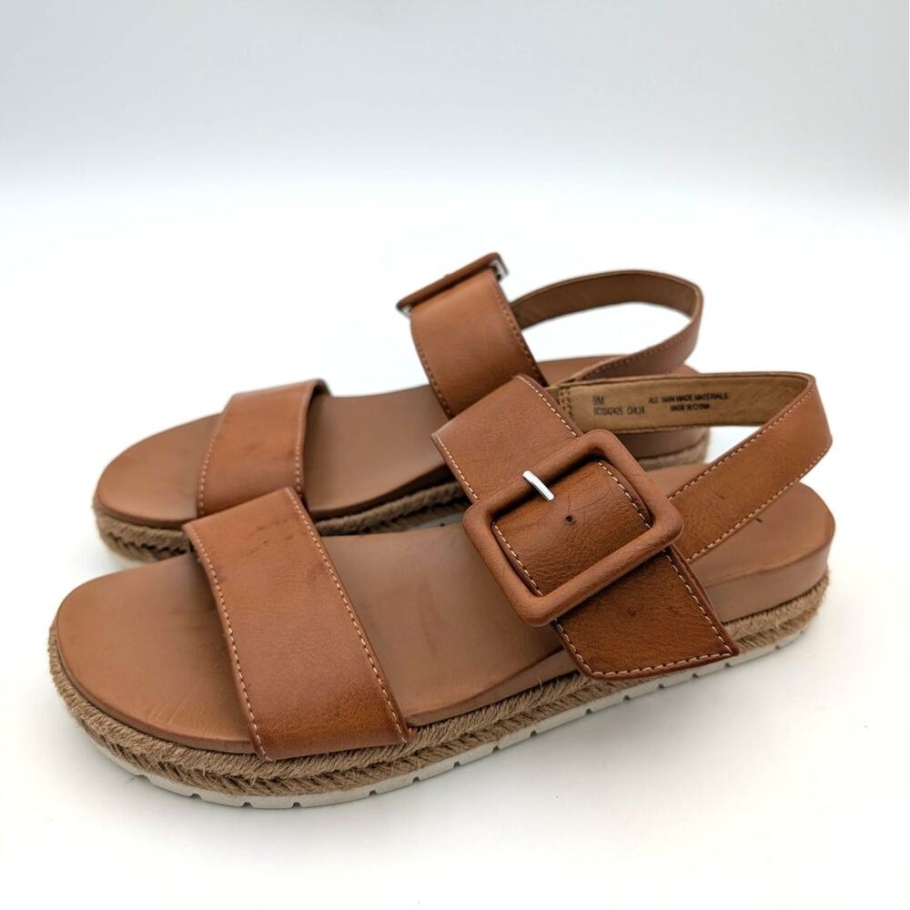 B.O.C By Born Hilda Slingback Sandal Open Toe Women's Cognac Size US9M EU40.5